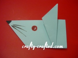 Origami rat.