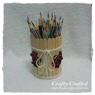 Craft Ideas   Cream Sticks on Craft Stick    Crafts By Materials    Categories    Crafty Crafted Com