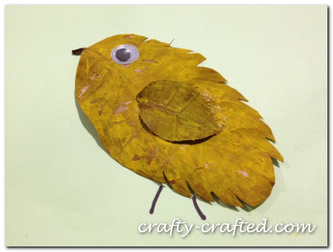  » Blog Archive | Crafts for Children » Dried Leaf Chick