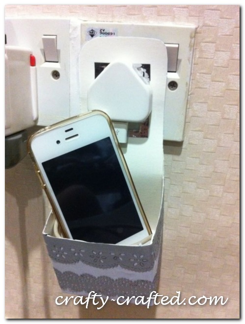 DIY Handphone Charger Holder_1