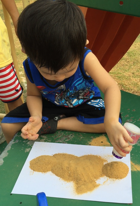 Crafty Crafted DIY Sand Art for children 1