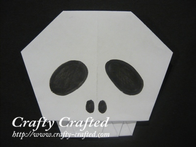 Origami skull.