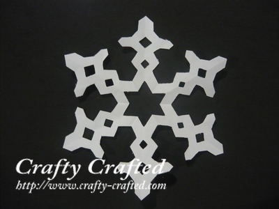 Snowflake crystal.