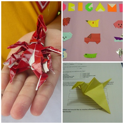 The origamis kids can come out with.. Simply amazing!