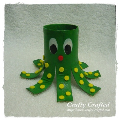 Toilet Roll Octopus Craft For Kids - Wiggly Octopus Friends