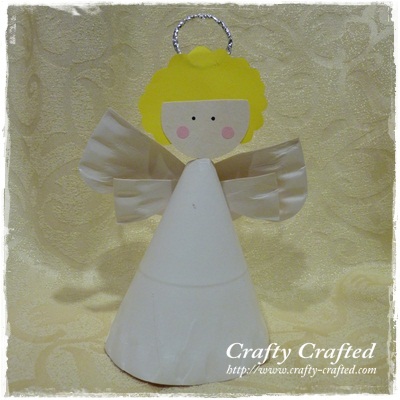 Paper Plate Angel Craft