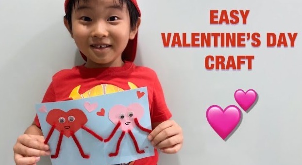 Easy Valentine’s Day Heart Craft Idea