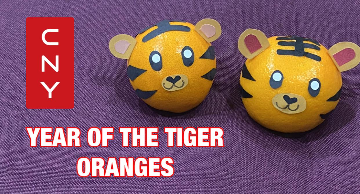 Chinese New Year DIY | Year of the TIGER Orange decoration