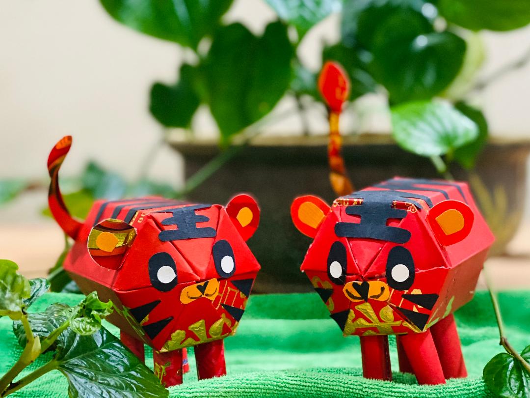 DIY Chinese New Year Red Packet Decor | Year of the TIGER Angpow Decor | My Original Creation