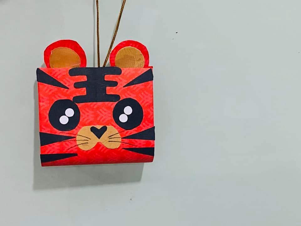 Easy Angpow TIGER craft for Chinese New Year of the TIGER